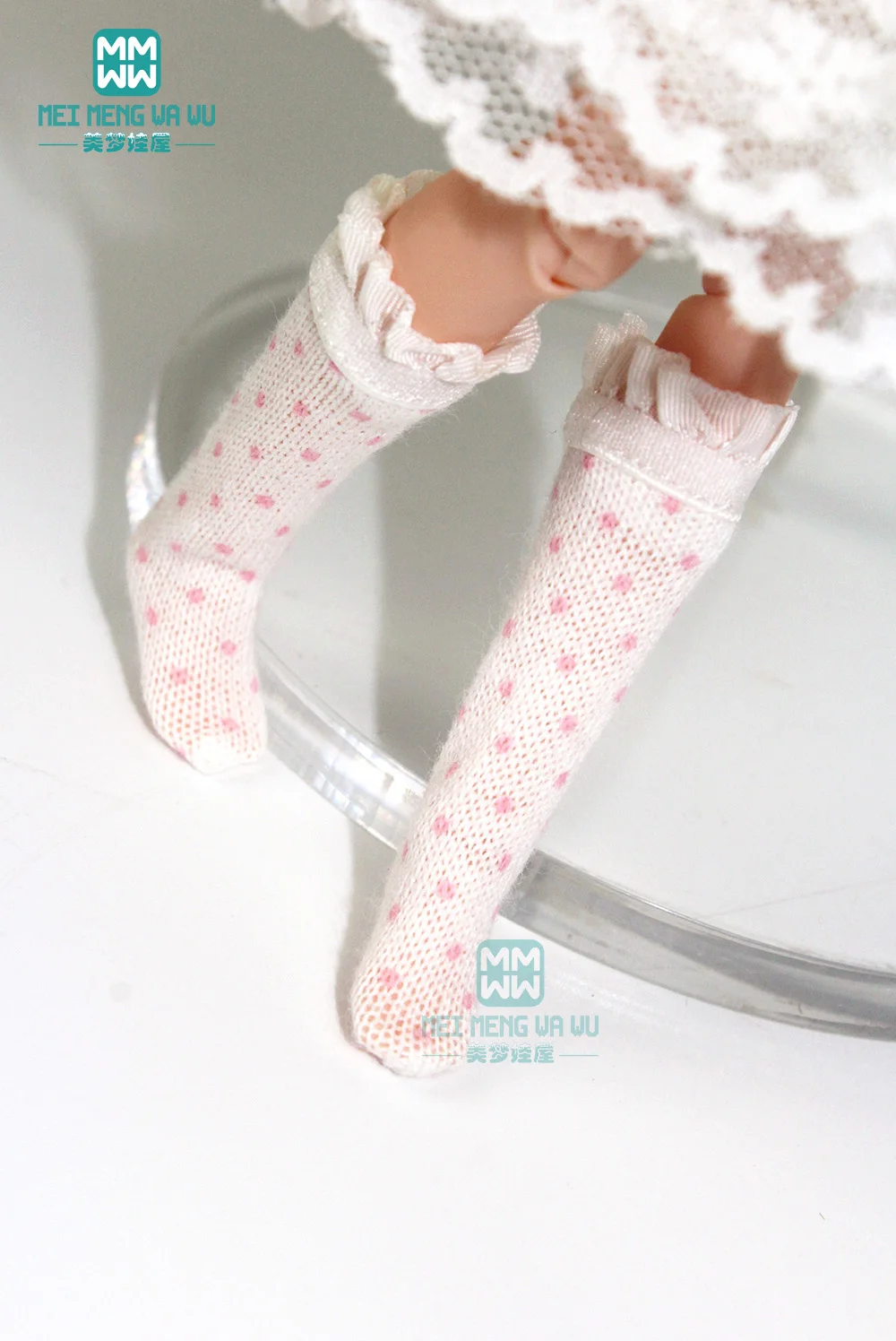 1 шт. аксессуары для Blyth fashion кружевные носки в горошек чулки кукол Azone 1/6 | Игрушки и