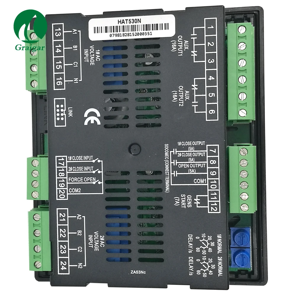 Новый автоматический контроллер переключения Smartgen HAT530N|Детали генератора и