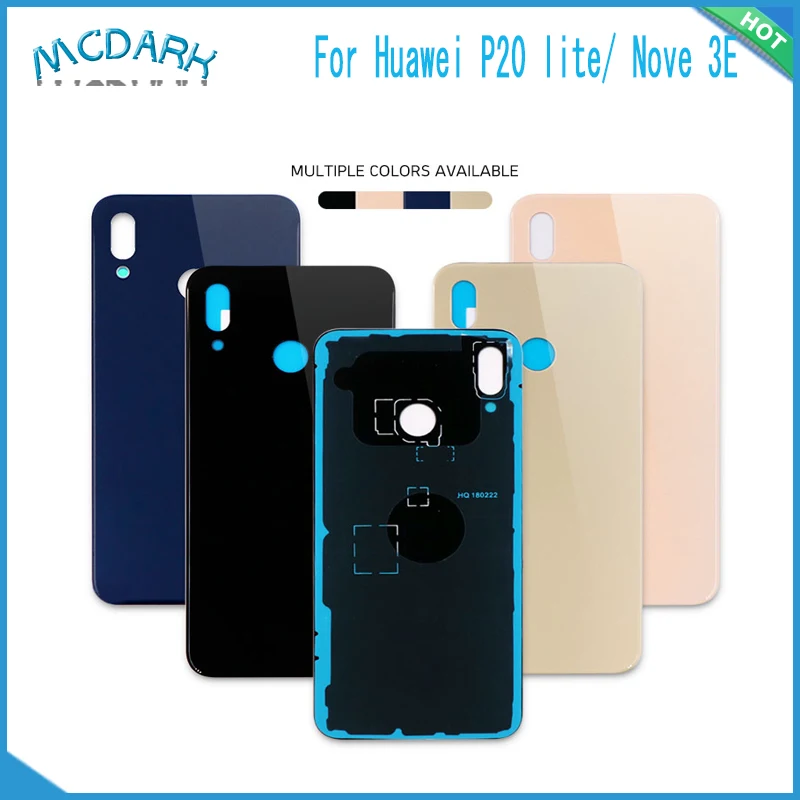 Задняя крышка аккумулятора Mcdark для Huawei P20 lite Nova 3E мобильный телефон запасные