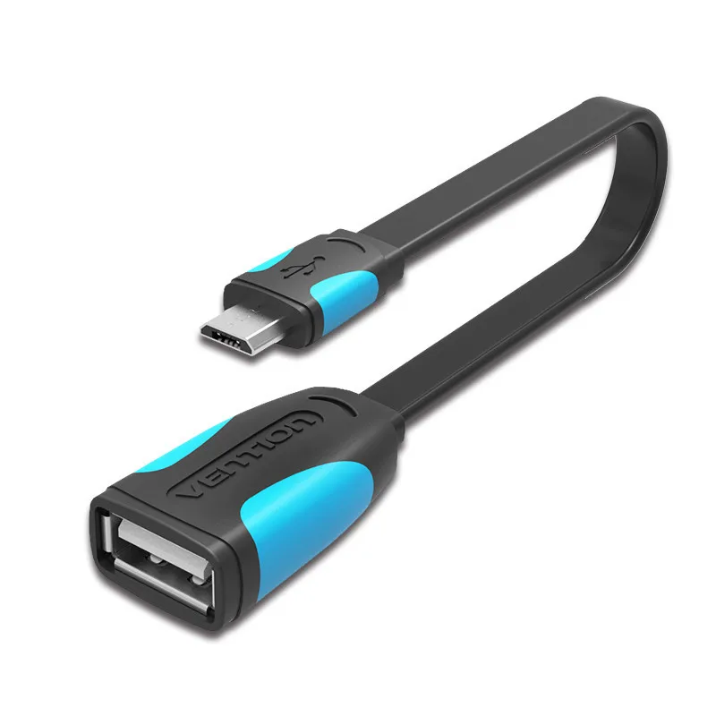 Vention OTG USB кабель 2,0 адаптер для Android samsung S6 Redmi Note 5 Micro USB разъем для Xiaomi Tablet Pc OTG адаптер - Цвет: VAS-A09