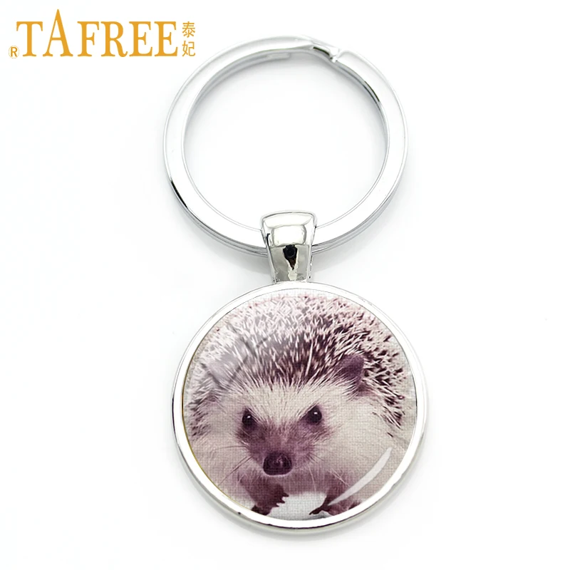 TAFREE бренд различные брелок для ключей Ежик маленькие коричневые животных