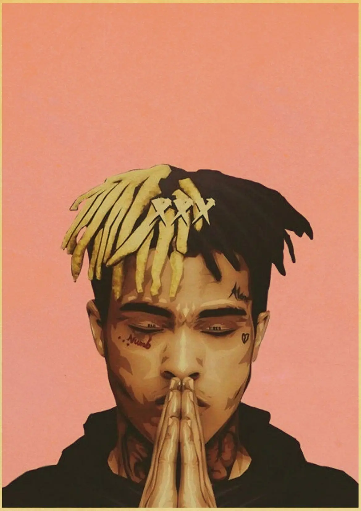 XXXTentacion рэп хип-хоп музыка певица Ретро плакаты крафт-бумага на стену высокое качество живопись для домашнего декора наклейки на стену