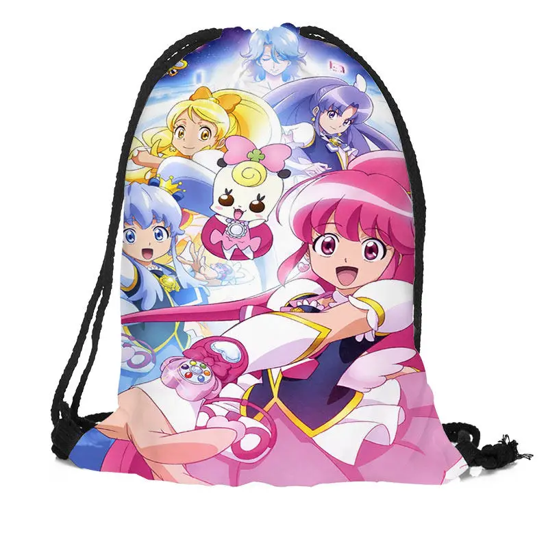 Изготовленный На Заказ улыбка Precure рюкзак сумка-мешок для путешествий пляжные