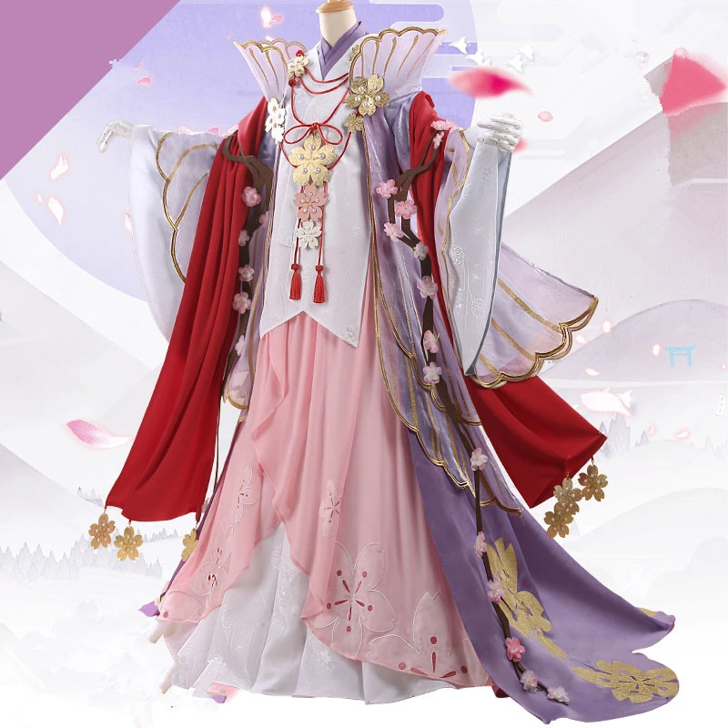 Костюм для косплея Onmyoji Ying Huayao SR Cherry костюм японское кимоно женское платье |