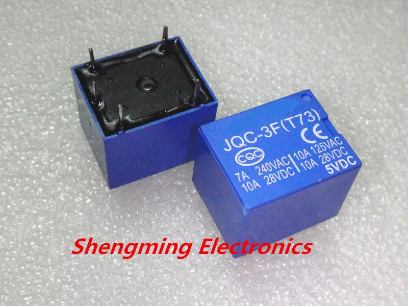 50 шт. 5pins JQC 3F (T73) Реле 3VDC 5VDC 9VDC 12VDC 24VDC|relay 24vdc|relay 12vdcrelay 9vdc |