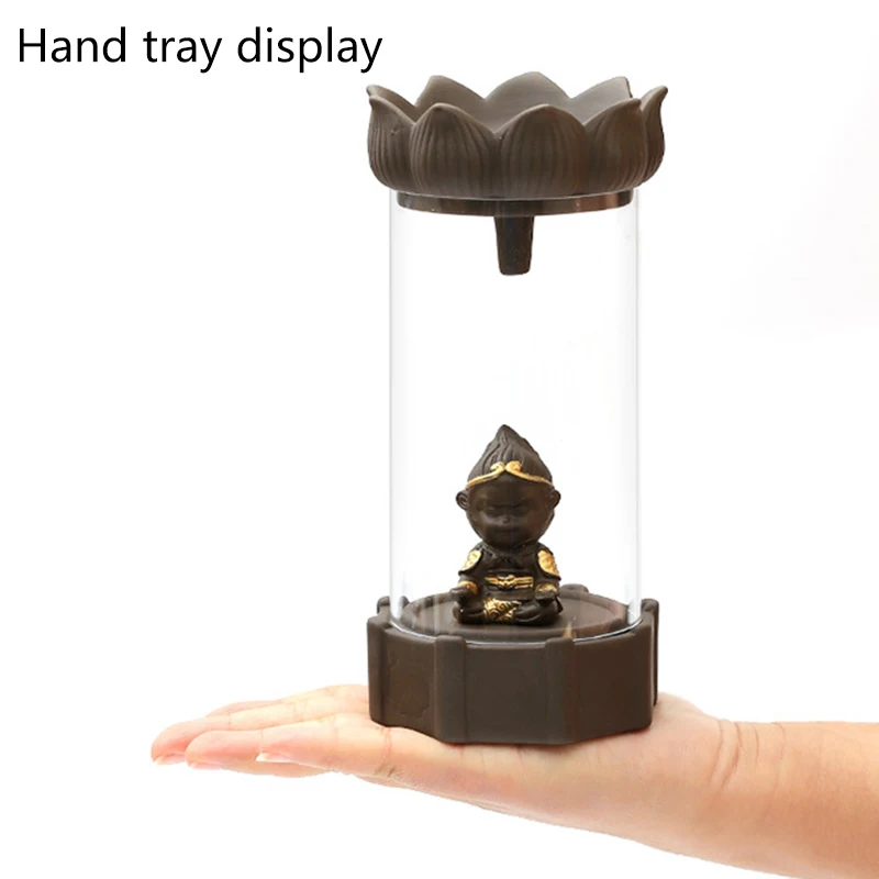 Новый ручной работы Керамика Ладан держатели водопад обратного Курильницы