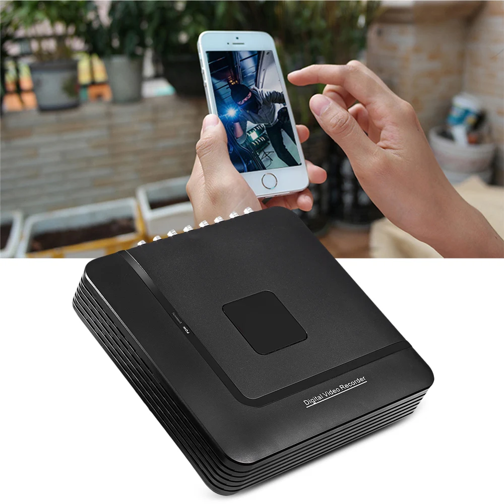 Hiseeu 1080N 4CH 8CH 5in1 комплект видеонаблюдения Мини DVR VGA HDMI безопасности Системы для 1080 P