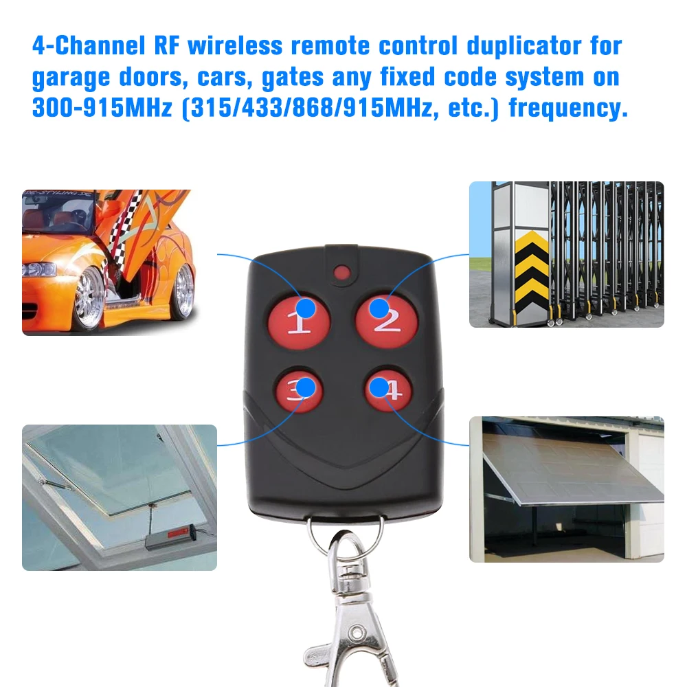 315/433/868/915MHz многочастотный автоматический клонирующий пульт дистанционного