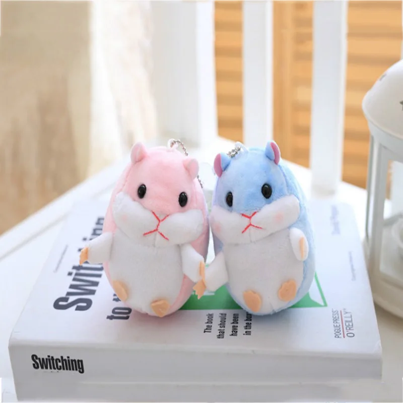 Kawaii милый хомяк плюшевый брелок игрушечное животное маленькая кукольная цепочка