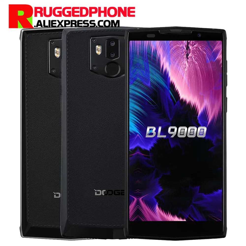 DOOGEE BL9000 смартфон с 5 99 дюймовым дисплеем восьмиядерным процессором MTK6763 ОЗУ 4 Гб 9000