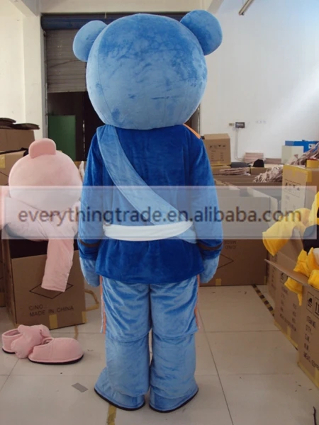 Hot selling 2014 new Adult cute cartoon blue bear mascot fancy dress lovely costumes party | Тематическая одежда и