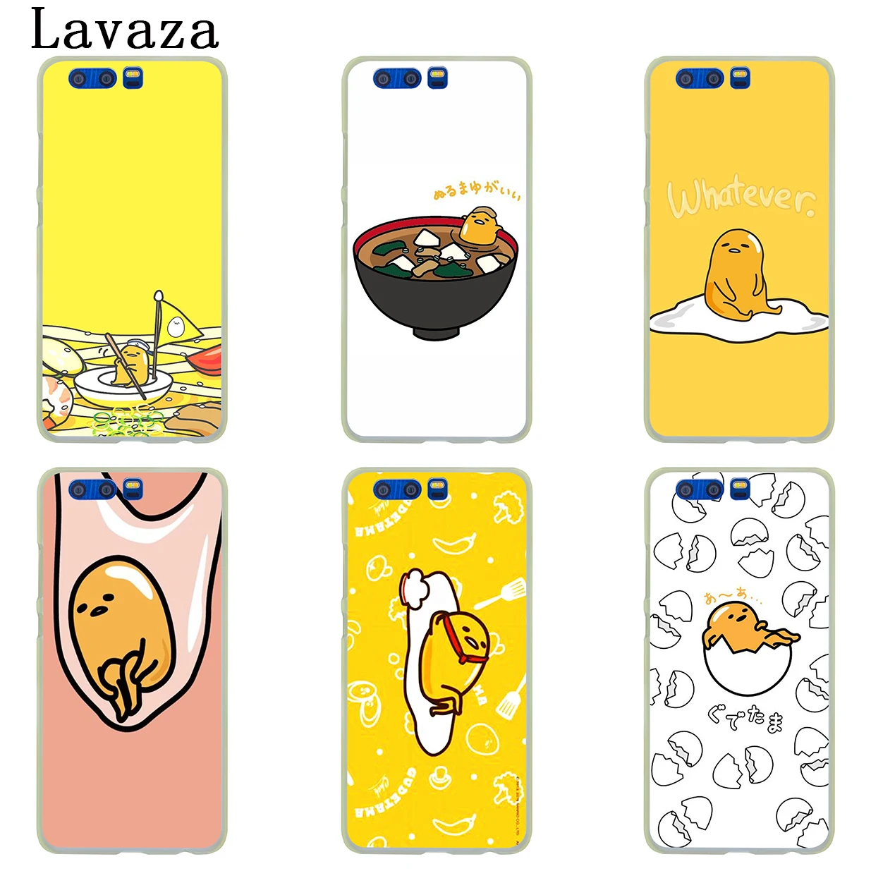 Милый чехол lawaza gudetama lazy egg для Huawei Y9 Y7 Prime 2018 2019 Honor 20 10 8 8A 8X 9X 9 Lite 7C 7X 7A Pro чехол|phone