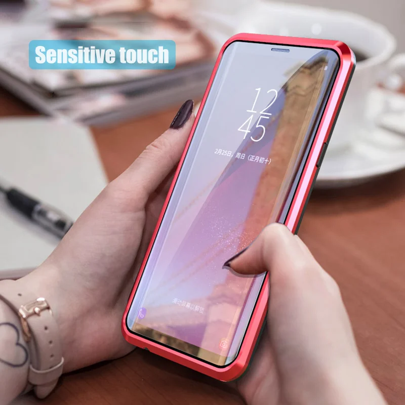 BFOLLOW передний и задний 5D изогнутый стеклянный чехол для Samsung Galaxy S9 Plus/S9 Note 9