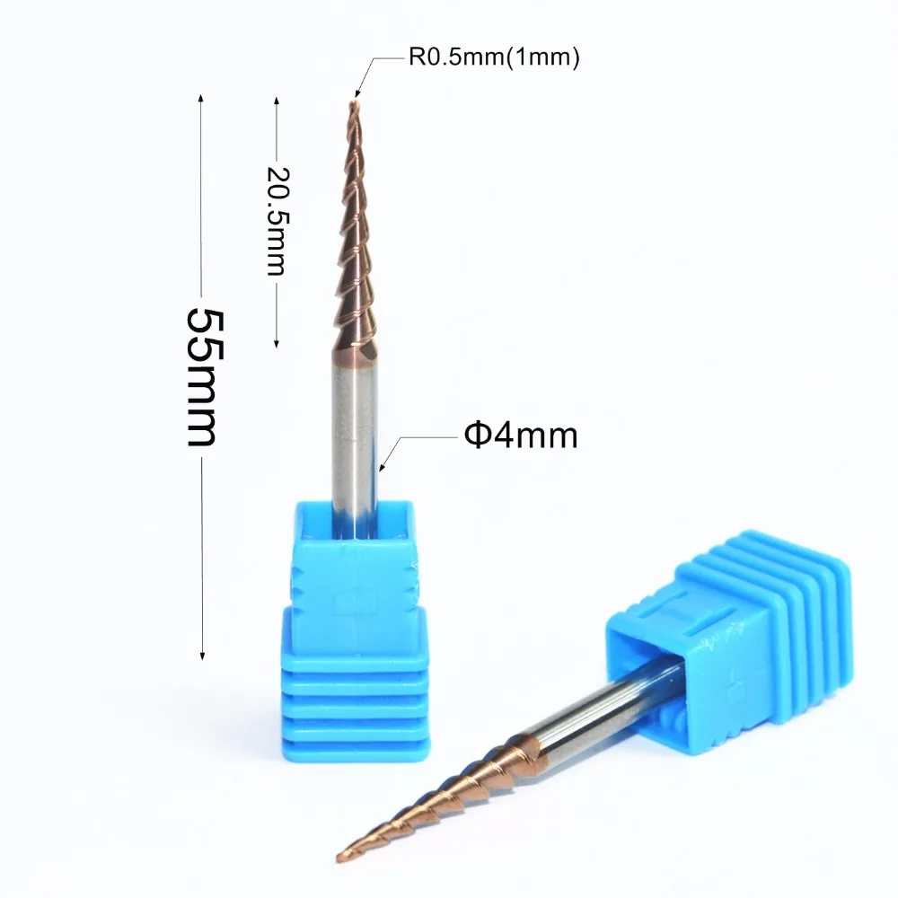 D4 * R0.5 20.5C 55l-бесплатная доставка CNC твердосплавное покрытие деревообрабатывающий