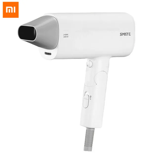 Xiaomi MIJIA Smate Hair Dryer 1600W Double Negative Ions 2 Speed Temperature With Nozzle Collapsible Professional | Бытовая техника