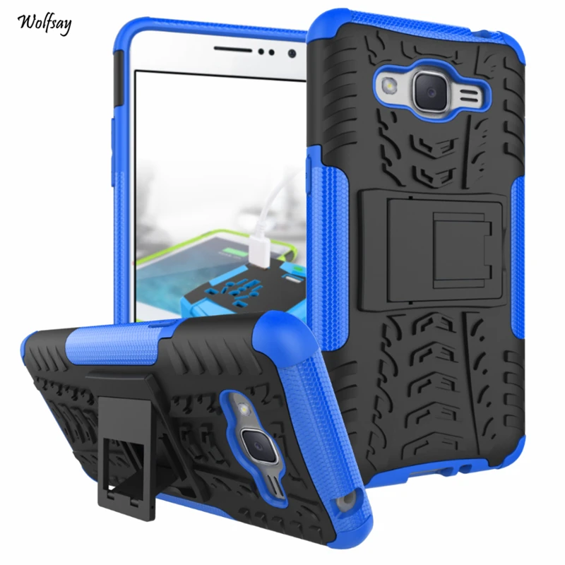 Wolfsay For Case Samsung Galaxy J2 Prime G532 Plastic Armor Cover |