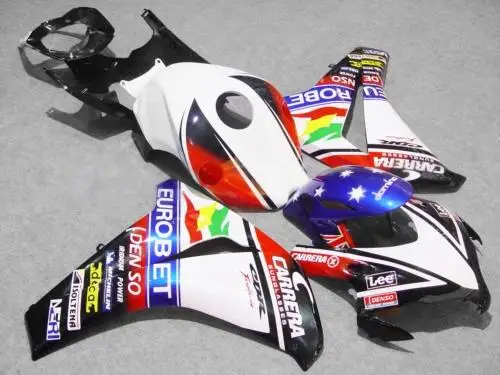 Комплект обтекателей под давлением для HONDA CBR1000RR 08 09 10 11 CBR 1000RR 2008 2009 2011 ABS белый
