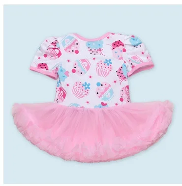 

22"DOLLMAI reborn baby girls dolls clothes high quality cotton beautiful edge dress with headband suit 50-55cm dolls accessories