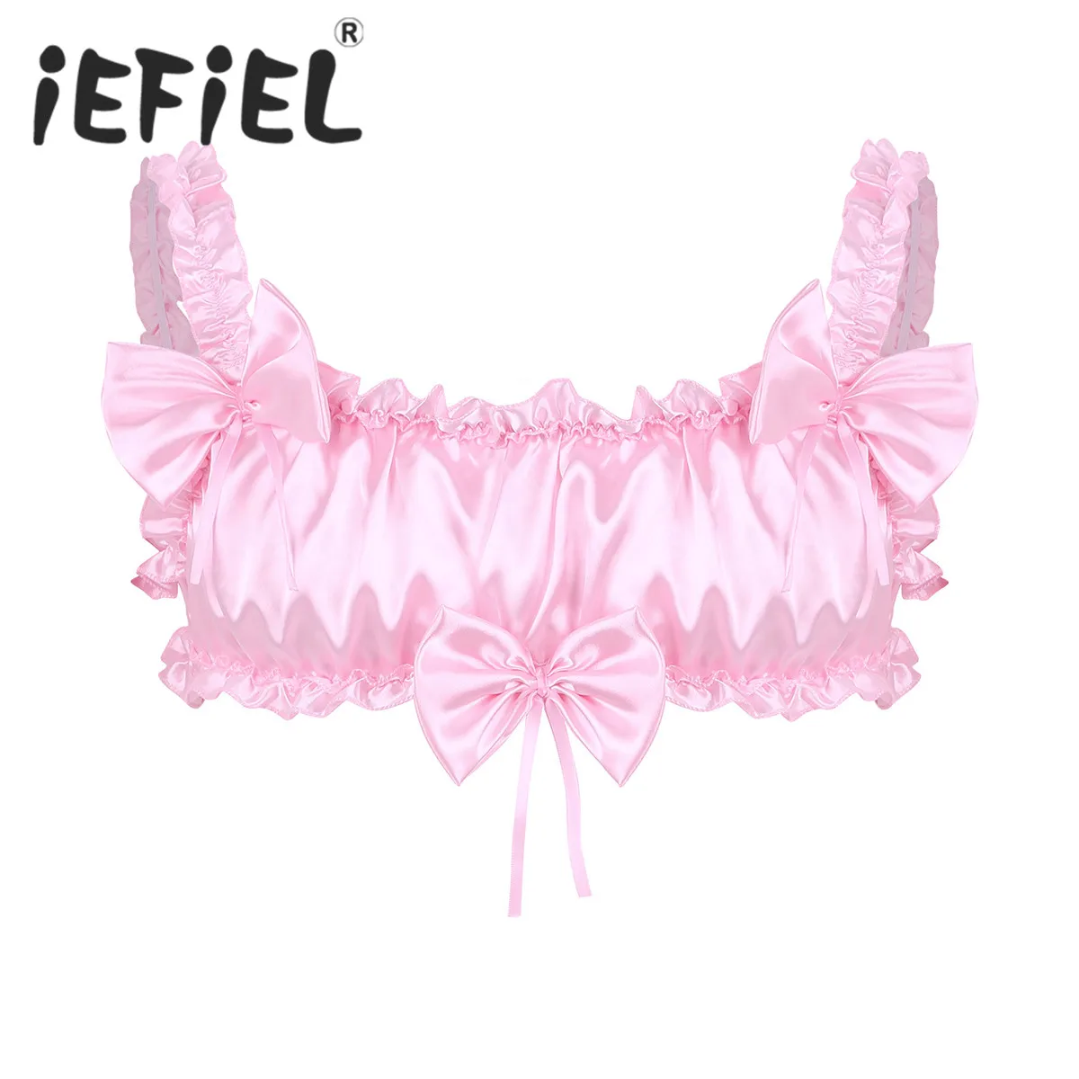 Мужской бюстгальтер без косточек с бретелями на плечах и сексуальное нижнее