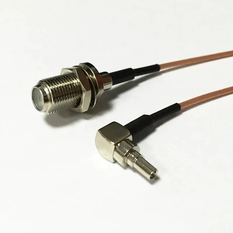 Новый F гнездовой переключатель CRC9 с прямым углом кабель pigtail RG178 оптовая продажа