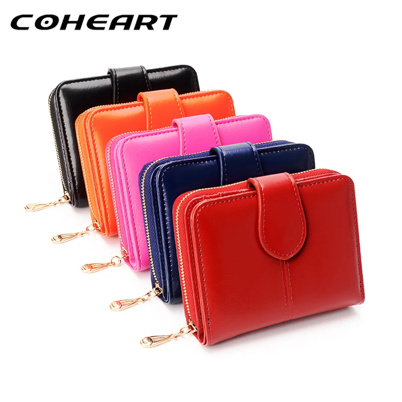 COHEART элегантный кошелек женский модный Кожаный многофункциональный маленький с