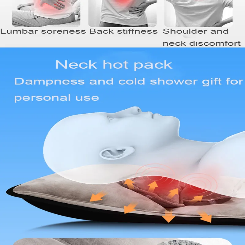Multifunctional Body Cervical Massager Neck Waist Shoulder Vibration Matching Salt Bag Wave Massage Easy Sleep |