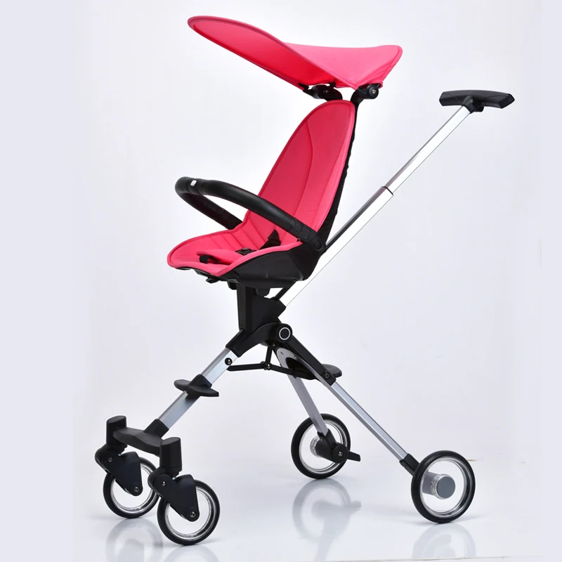 Детская коляска с высоким ландшафтом складная тележка легкая двухсторонняя