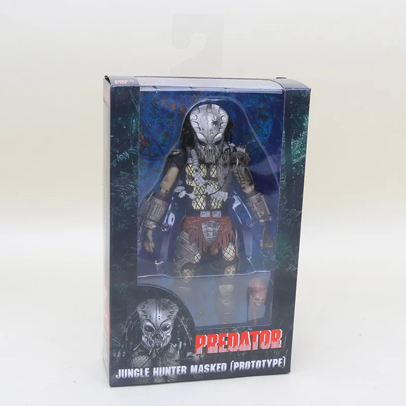 20 см NECA Хищник джунгли демон джунгли Охотник в маске ПВХ фигурка модель игрушки Хищник фигурка игрушки - Цвет: 5 with box