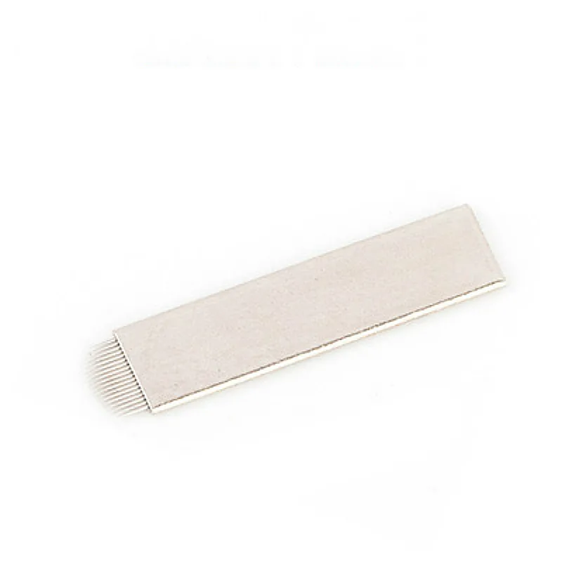 10 шт. иглы для вышивки Полуперманентная татуировка макияж Медная Кожа игла u