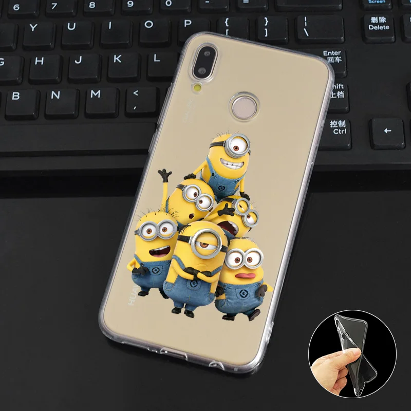 DREAMFOX M528 маленький желтый человек Мягкий ТПУ силиконовый чехол для Huawei Honor 6a 6C 7X9 10