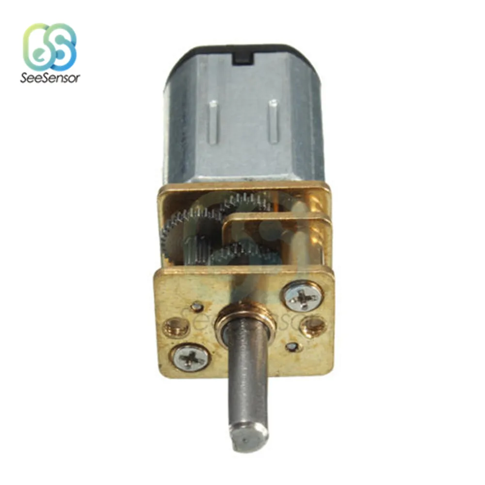 6V DC N20 мини микро-металлическая передача мотор с редуктором постоянного тока