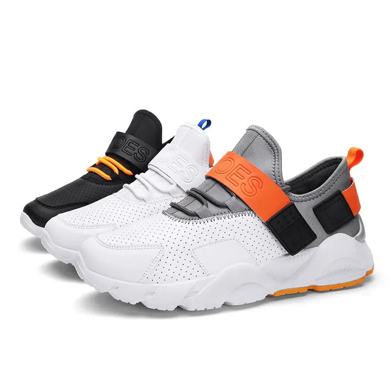 

LAISUMK New 2020 City Men Casual Shoes Brand Walking Breathable Footwear Shoes Male Designer Lace Up Flats Men