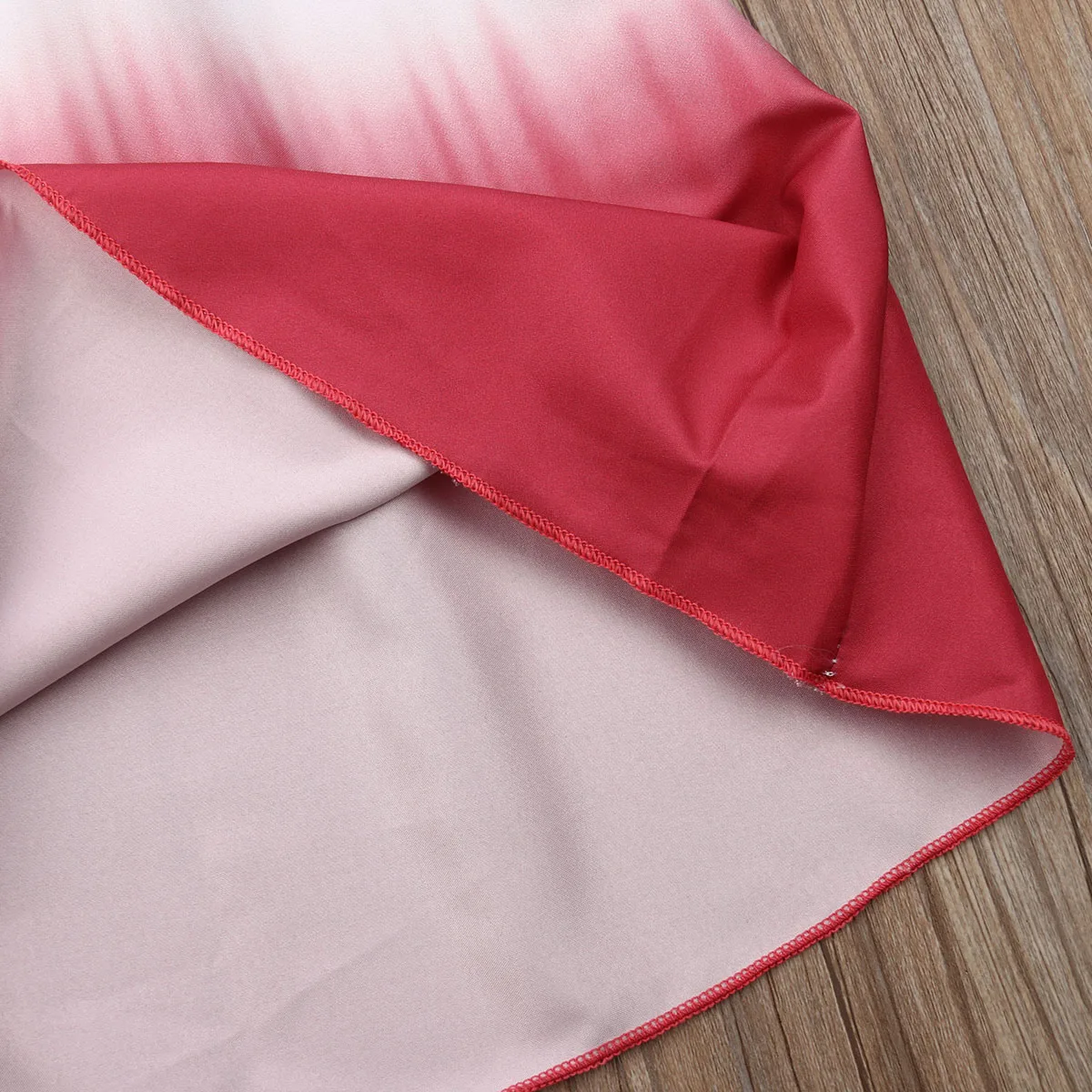 Детское платье с градиентом для маленьких девочек свободное без рукавов