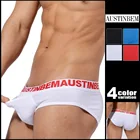 Бесплатная доставка! Брендовые удобные и безопасные мужские трусы-брифы austinbem, мужские классические однотонные трусы, мужские шорты, сексуальные трусы с карманами
