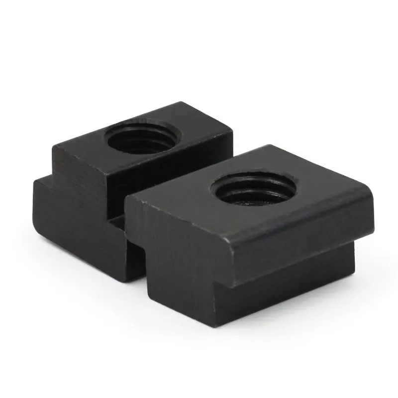 2021 Sale New Stainless Steel Rod 2pcs M8 Black Oxide Finish Grade 8.8 Carbon T-slot Nut Tapped Through Slot T-nuts | Обустройство