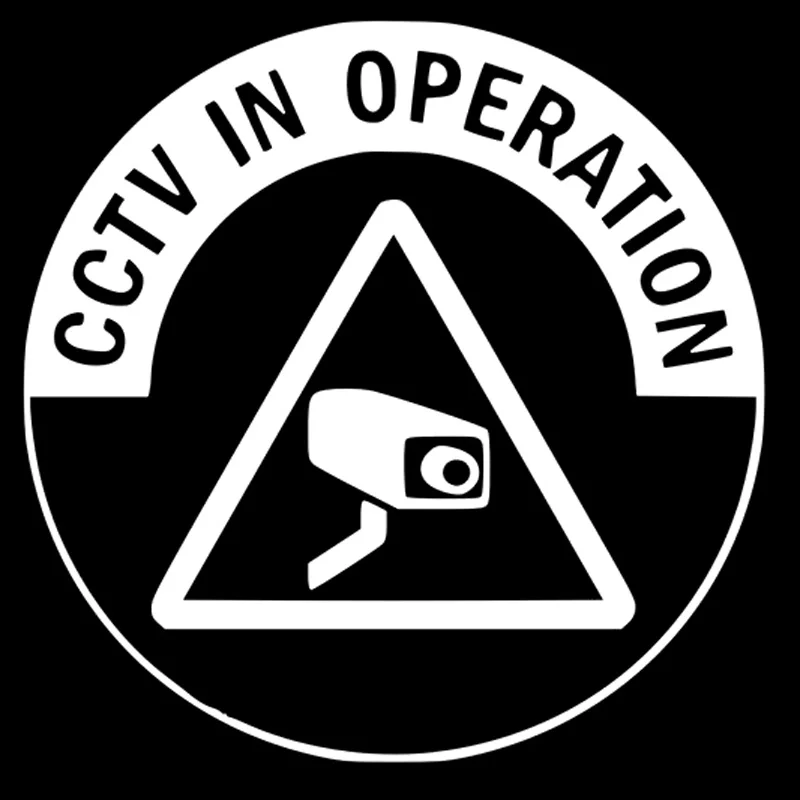 13 5 см * Виниловая Автомобильная оболочка декоративные наклейки CCTV в работе