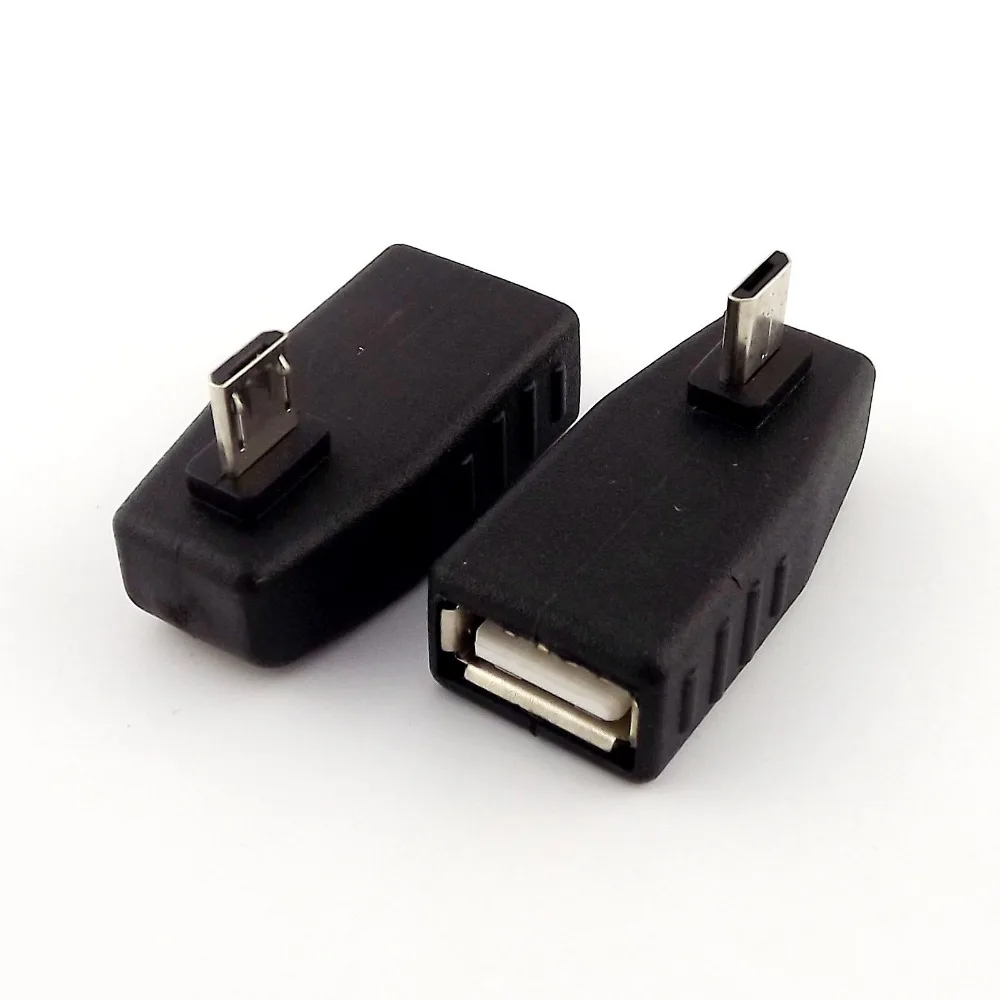 1 шт. правый угол Micro USB 5 Pin B штекер 2 0 A Женский хост адаптер OTG|pin pin|pin 5pin micro usb |