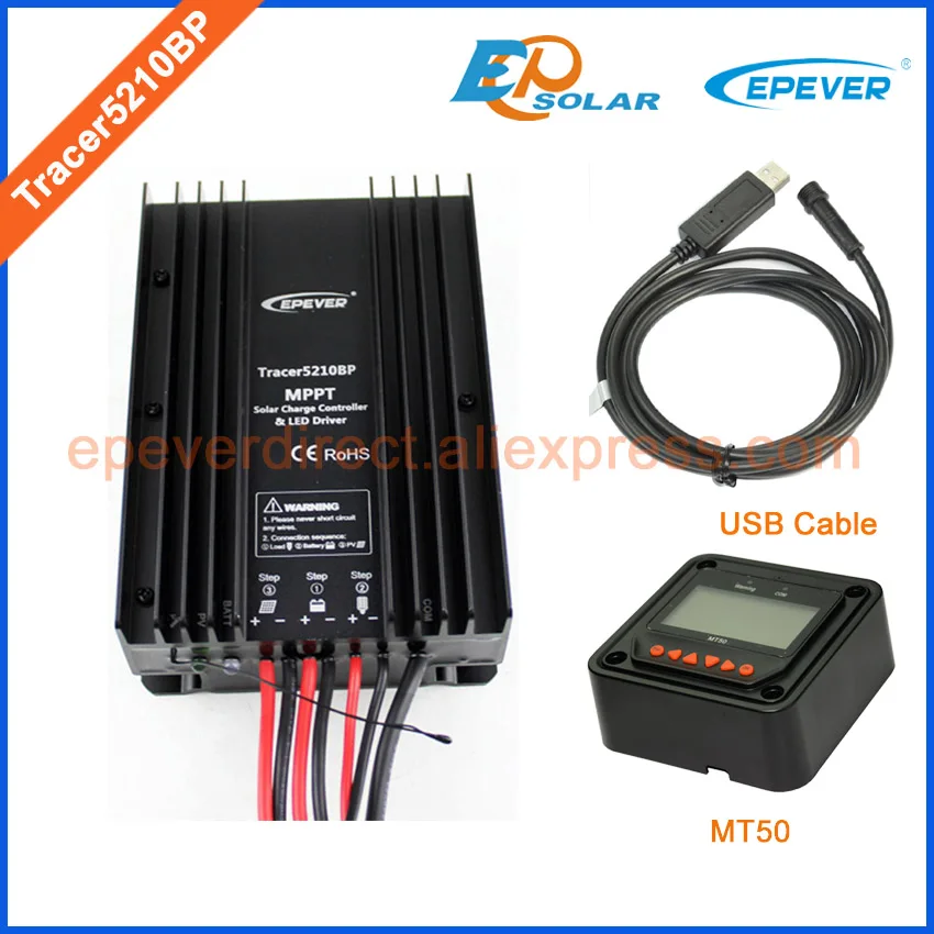 EPsolar EPEVER Tracer5210BP + USB кабель для подключения ПК программного обеспечения панели