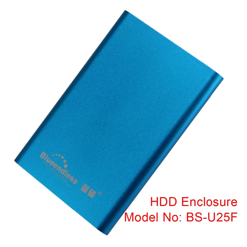 Blueendless Розничная упаковка 2 5 ''sata caddy коробки для 7 мм 9 толщина жесткого диска HDD