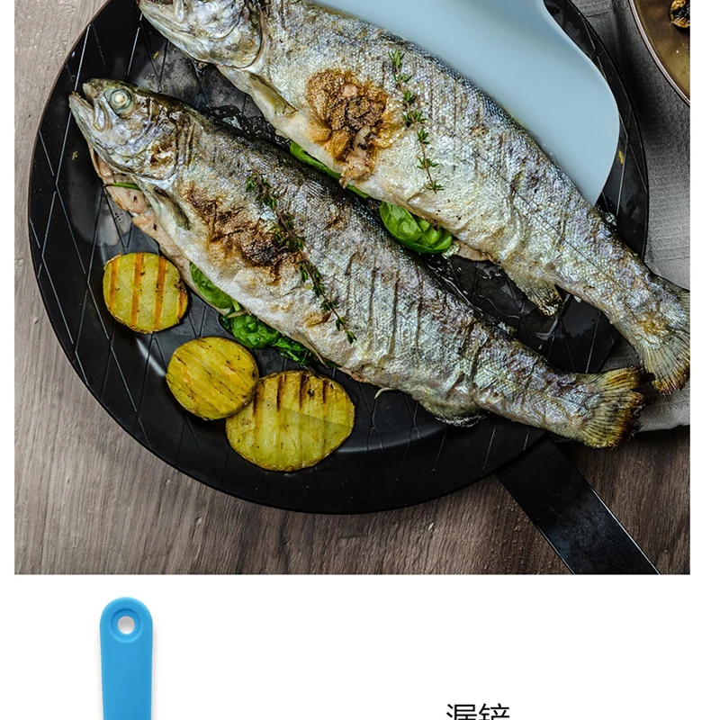 RSCHEF нейлоновая кухонная посуда, пять частей, антипригарное Силиконовое кухонное приспособление, насадка для приготовления пищи, скребок, лопата, ложка