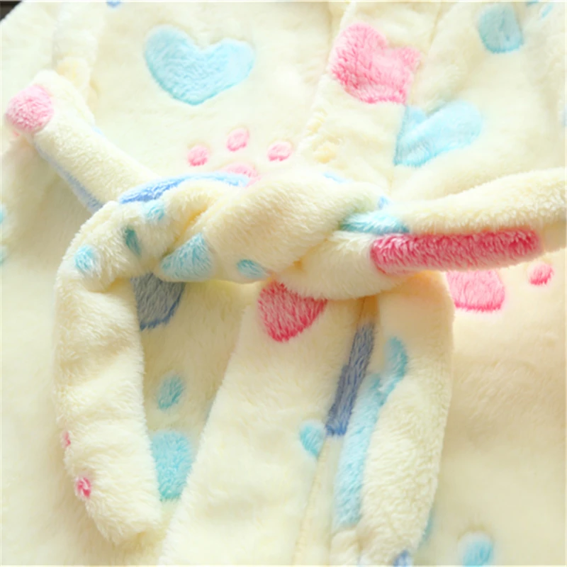 Детские фланелевые пижамы банный халат с капюшоном и рисунком для мальчиков