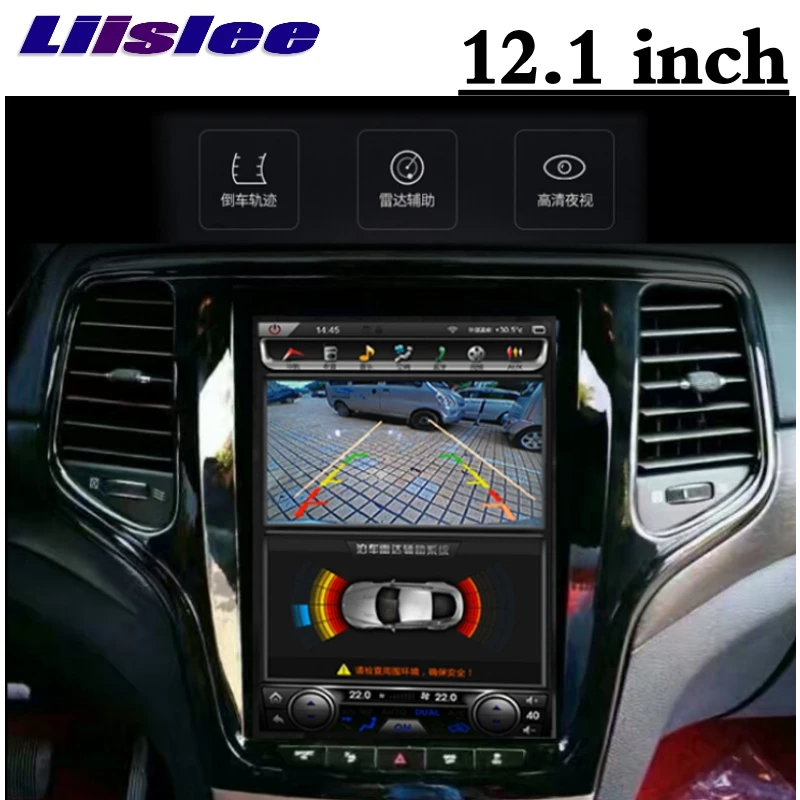 Для Jeep Grand Cherokee WK2 2011~ NAVI LiisLee Автомобильный мультимедийный gps wifi Аудио Радио Навигация 12," 9" большой экран