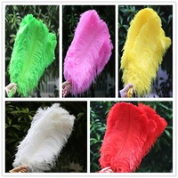 yoyue 10pcslot elegant natural ostrich feathers 50 55cm for craft wedding party supplies carnival dancer decoration plumages
