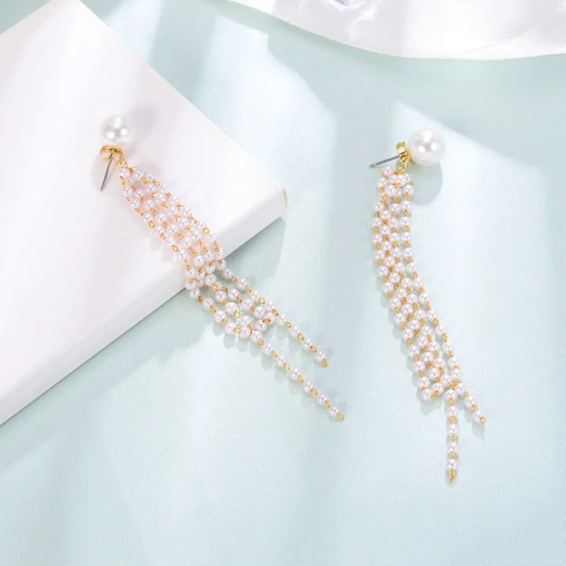 Фирменная Новинка 1 пара модные серьги кисточки ювелирные изделия для женщин