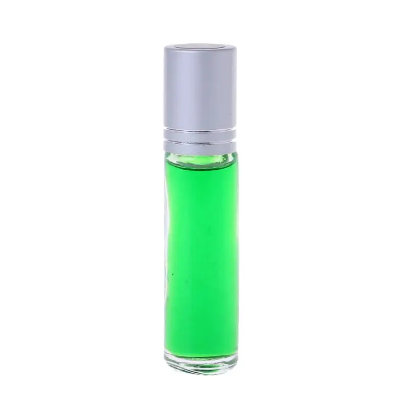 green Автомобильный парфюм для заправки 10 мл, ароматизатор, эфирное масло, мульти-ароматизатор, Жидкий освежитель воздуха для авто, для дома, для удаления запаха, подарки - Название цвета: green