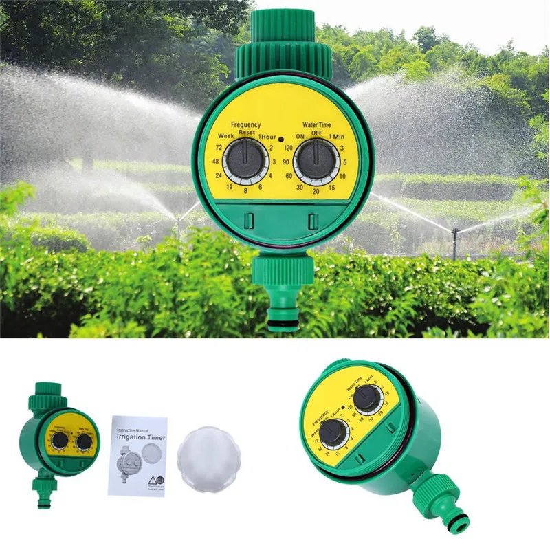 Multi-function Two Dial Automatic Garden Water Timer Electronic Watering Irrigation System Controller Tool | Дом и сад
