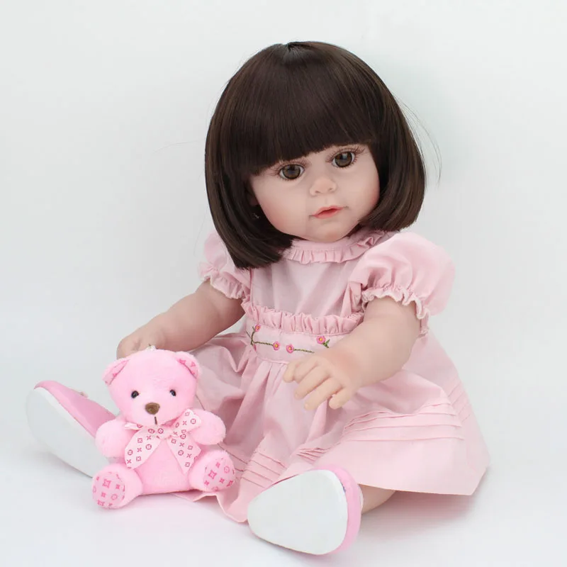 Горячая новая мода 16 дюймов силиконовые reborn baby doll toys play дом Новорожденных Милые