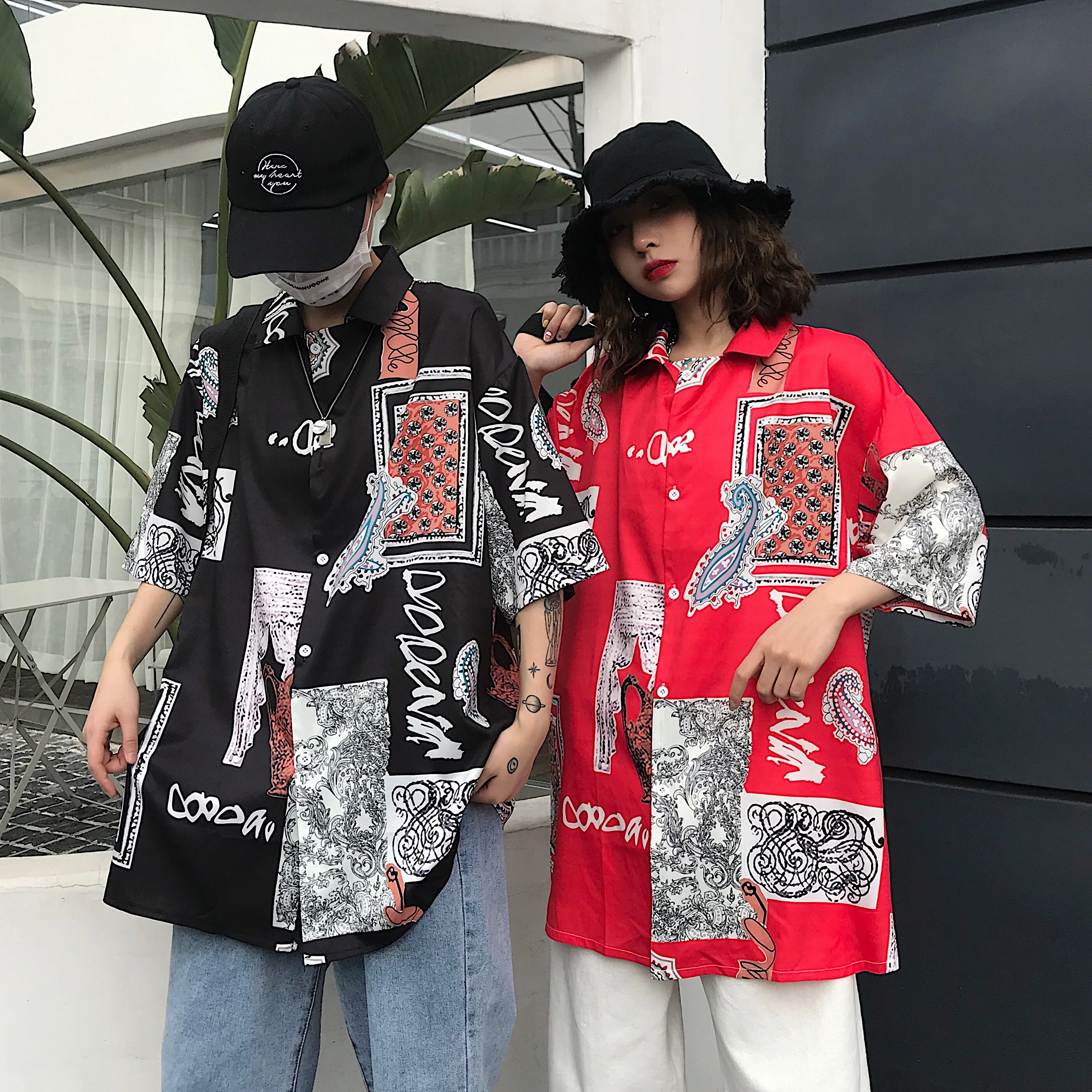 Негабаритный летний корейский harajuku женская одежда уличная свободная винтажная