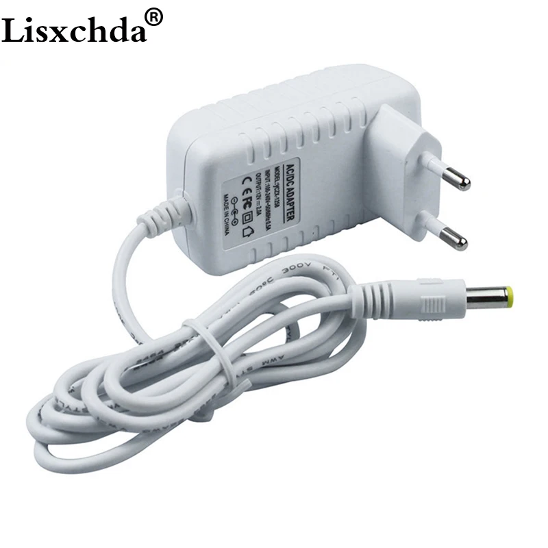 1 шт. 12V2A AC 100 V-240 адаптер конвертер DC 12V 2A 2000mA Питание ЕС Штекер 5,5 мм x 2,1 мм для Светодиодный CCTV