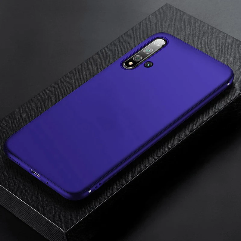 Чехол для huawei honor 20, матовый, для honor 20, чехол, TPU, силиконовый, мягкий, Mofi, ультра тонкий защитный чехол, 6,26 дюймов, huawei honor 20, чехол - Цвет: blue